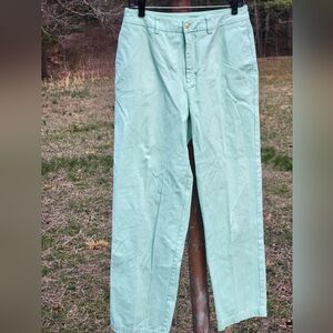 Vineyard Vines Mint Green Chino Casual Preppy Pants 32 x 32